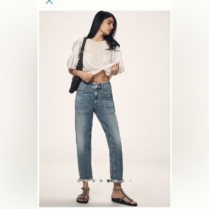 The Wanderer Mid-Rise Relaxed Jeans by Pilcro